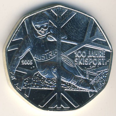 Австрия, 5 евро (2005 г.)