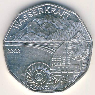 Австрия, 5 евро (2003 г.)