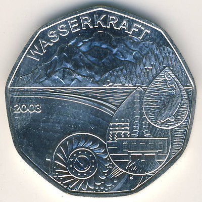 Австрия, 5 евро (2003 г.)