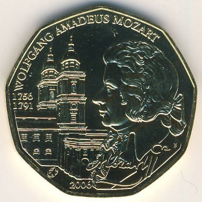 Austria, 5 euro, 2006