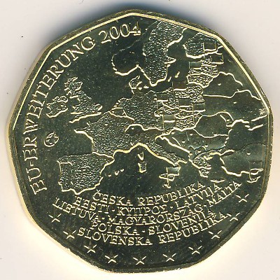 Austria, 5 euro, 2004