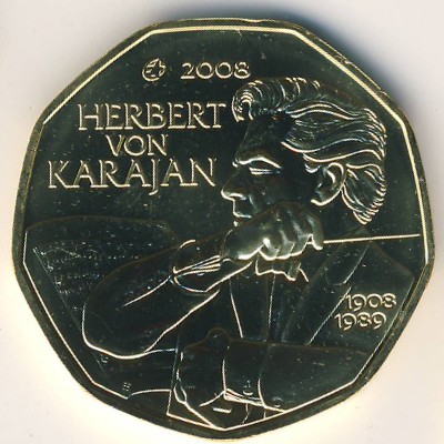 Австрия, 5 евро (2008 г.)