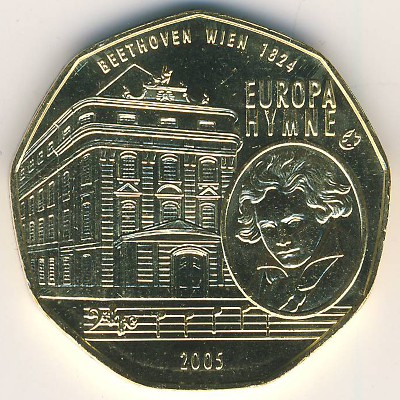 Австрия, 5 евро (2005 г.)