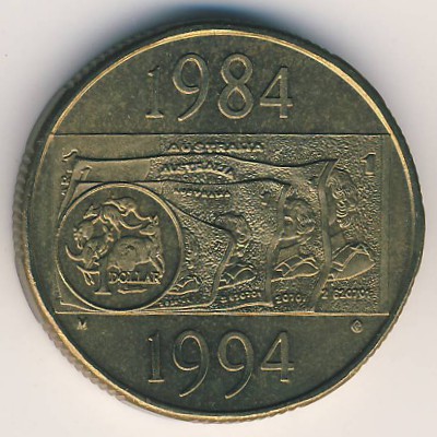 Австралия, 1 доллар (1994 г.)