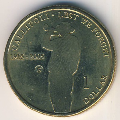 Австралия, 1 доллар (2005 г.)