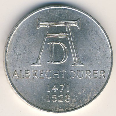 ФРГ, 5 марок (1971 г.)