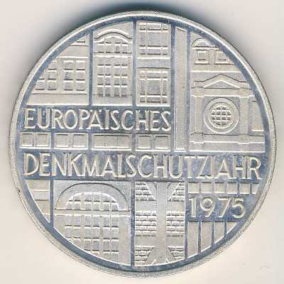 ФРГ, 5 марок (1975 г.)