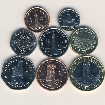 Остров Мэн, Набор монет
