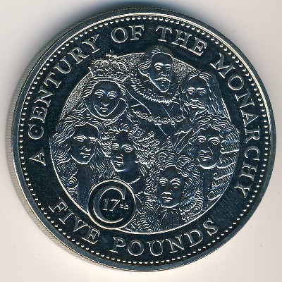 Гернси, 5 фунтов (2003 г.)