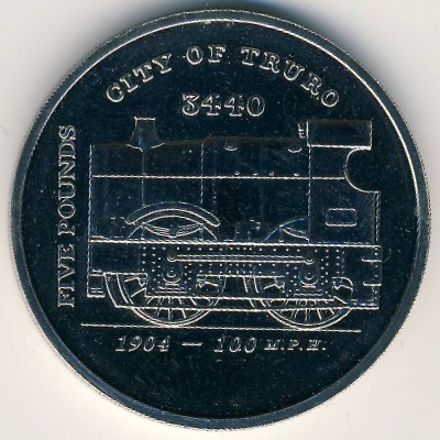 Гернси, 5 фунтов (2004 г.)
