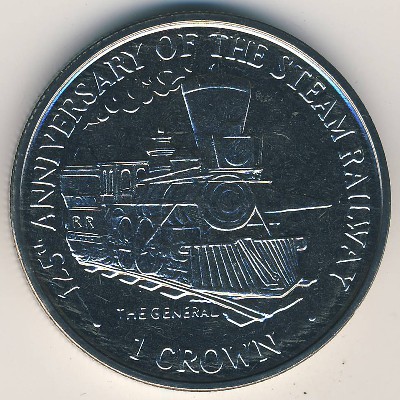 Остров Мэн, 1 крона (1998 г.)