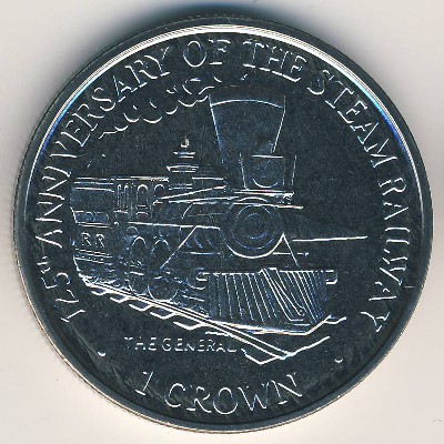 Остров Мэн, 1 крона (1998 г.)