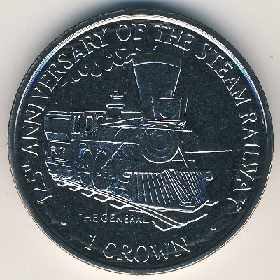 Остров Мэн, 1 крона (1998 г.)