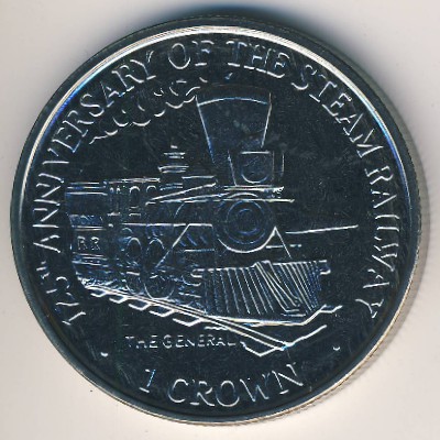 Остров Мэн, 1 крона (1998 г.)