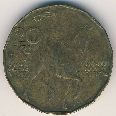 Чехия, 20 крон (1993 г.)
