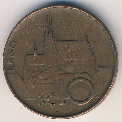 Чехия, 10 крон (1993 г.)
