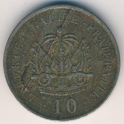Гаити, 10 сентим (1906 г.)