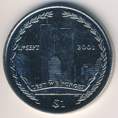 Виргинские острова, 1 доллар (2002 г.)