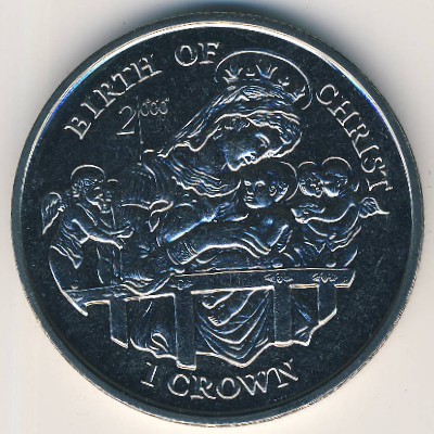 Остров Мэн, 1 крона (1997 г.)