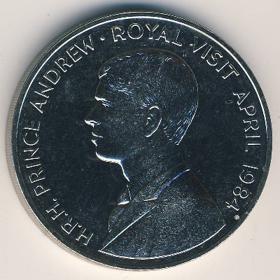 Остров Вознесения, 50 пенсов (1984 г.)