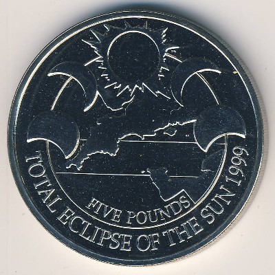 Олдерни, 5 фунтов (1999 г.)