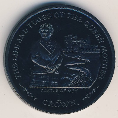 Остров Мэн, 1 крона (2002 г.)