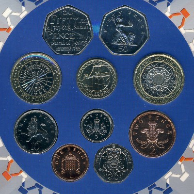 Великобритания, Набор монет (2005 г.)