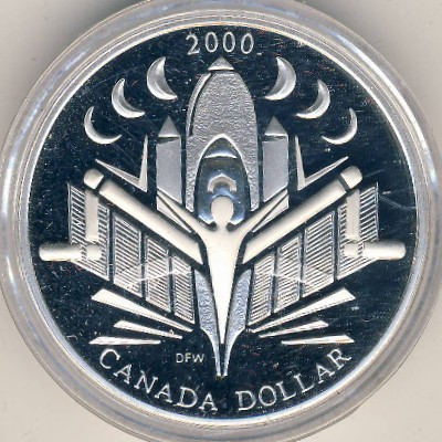 Канада, 1 доллар (2000 г.)