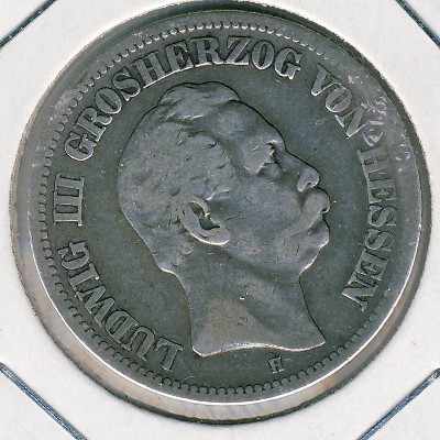Гессен-Дармштадт, 2 марки (1877 г.)