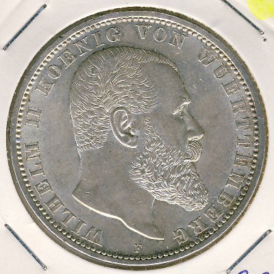 Вюртемберг, 5 марок (1913 г.)