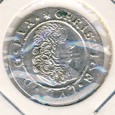 Мекленбург-Гюстров, 1/16 талера (1678 г.)