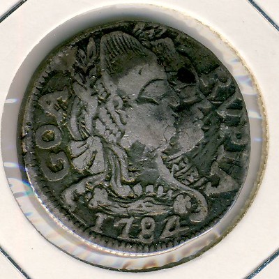 Гоа, 1 рупия (1784 г.)