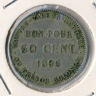 Реюньон, 50 сентим (1896 г.)