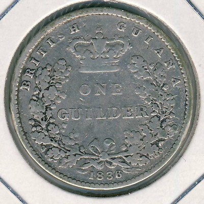 Британская Гвиана, 1 гуилдер (1836 г.)