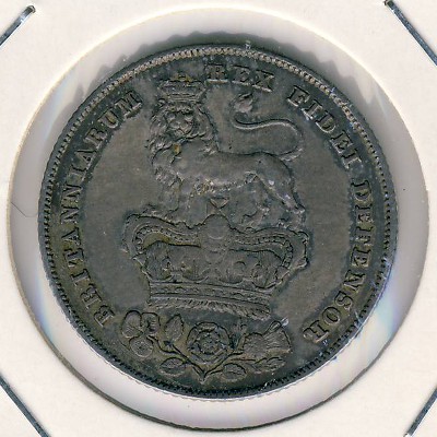 Великобритания, 1 шиллинг (1825 г.)