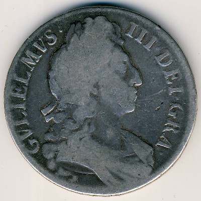Великобритания, 1 крона (1696 г.)