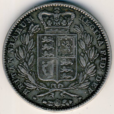 Великобритания, 1 крона (1845 г.)