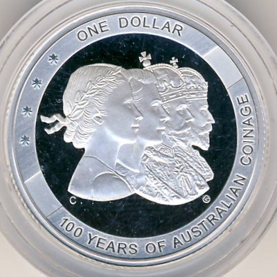 Австралия, 1 доллар (2010 г.)