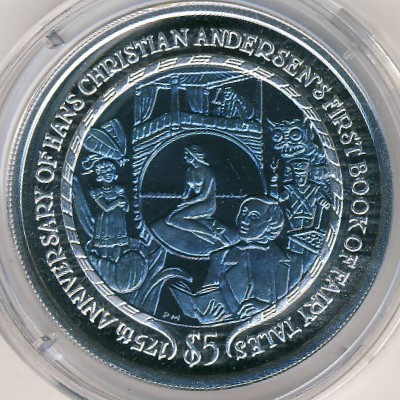 Виргинские острова, 5 долларов (2010 г.)
