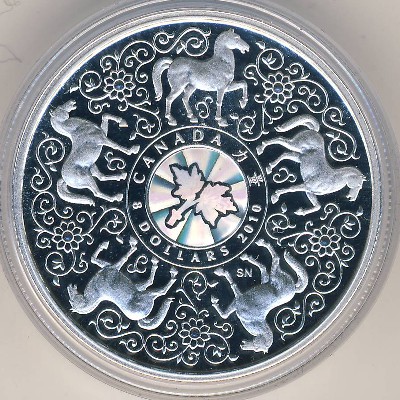 Канада, 8 долларов (2010 г.)