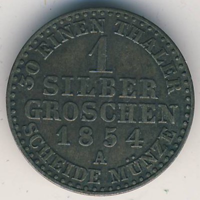 Пруссия, 1 грош (1854 г.)