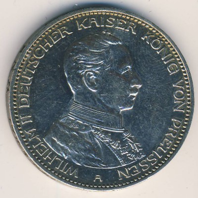Пруссия, 3 марки (1914 г.)