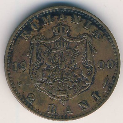 Румыния, 2 бани (1900 г.)
