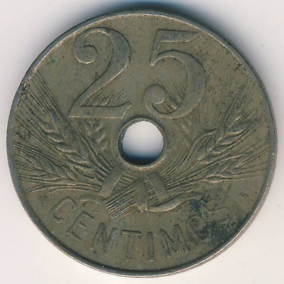 Испания, 25 сентимо (1927 г.)
