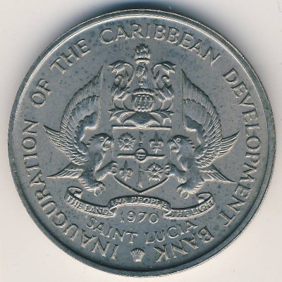 Остров Сент-Люсия, 4 доллара (1970 г.)