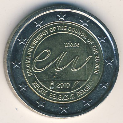 Бельгия, 2 евро (2010 г.)