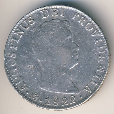 Мексика, 8 реалов (1822 г.)