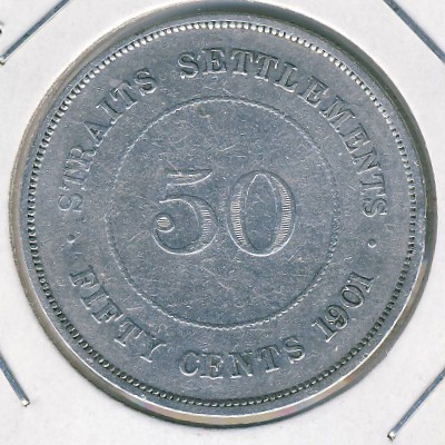Стрейтс-Сетлментс, 50 центов (1901 г.)