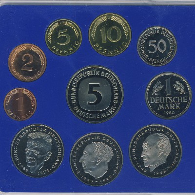 ФРГ, Годовой набор (1980 г.)