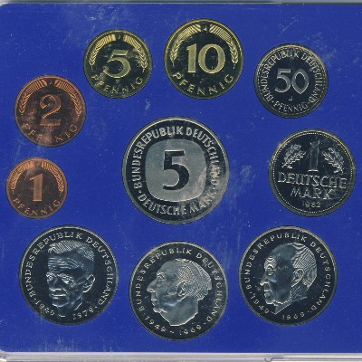 ФРГ, Годовой набор (1982 г.)